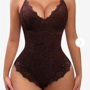 Feelingirl Lace V Neck Full Bodysuit
Underwear